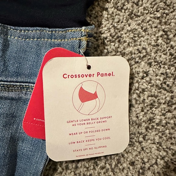 Isabel Maternity distressed cropped straight leg jean - Picture 4 of 6